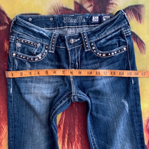 Miss Me Bootcut Denim Jeans Size 26 - Picture 4 of 11